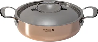 prima matera braadpan koper/rvs 24cm ind. von de Buyer in Schwarz – Produktfoto 1 von 4