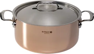 prima matera braadpan koper/rvs 28 cm inductie by de Buyer in Black – product photo 1 of 4