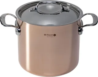prima matera braadpan koper/rvs extra hoog 20cm ind. by de Buyer in Black – product photo 1 of 4