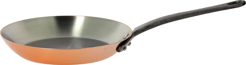 Prima Matera Koekenpan, Gietijzeren Handvat - Ø 24cm - 90% - 10% Rvs de de Buyer en Cuivre – photo produit