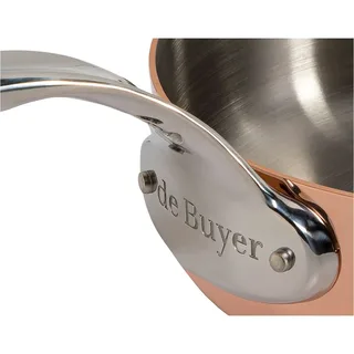 prima matera sauteuse koper/rvs 16cm recht ind. von de Buyer in Schwarz – Produktfoto 4 von 4