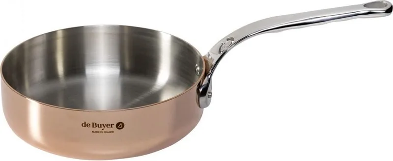 prima matera sauteuse koper/rvs 20cm recht ind. by de Buyer in Black – product photo 1 of 4