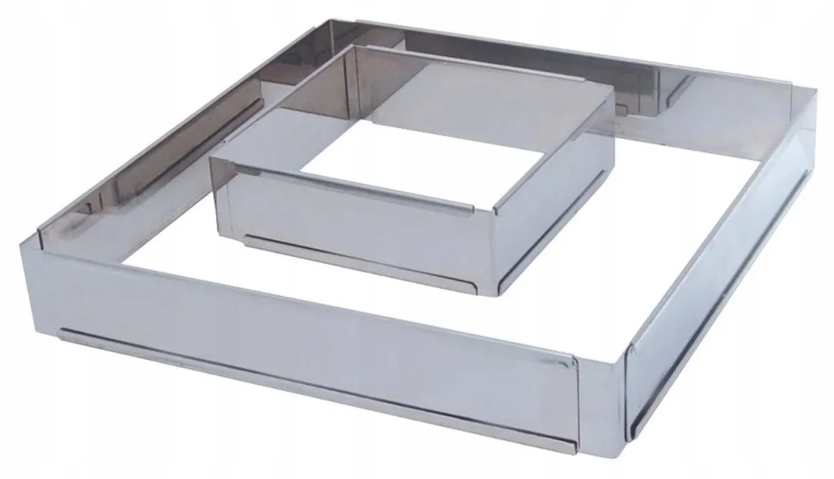 Verstelbare Bakring 30-57 cm van de Buyer in Zilver – productfoto