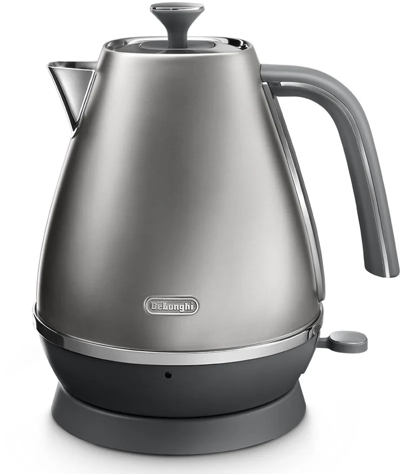 KBI2001.S waterkoker 1,7 l 2000 W van De'Longhi in Zilver – productfoto