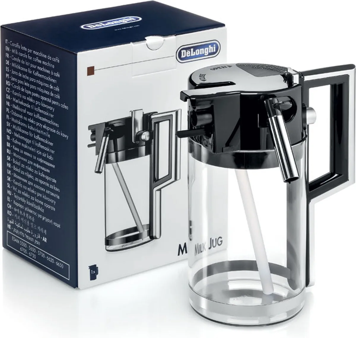 Melkkan DLSC007 van De'Longhi in Transparant – productfoto