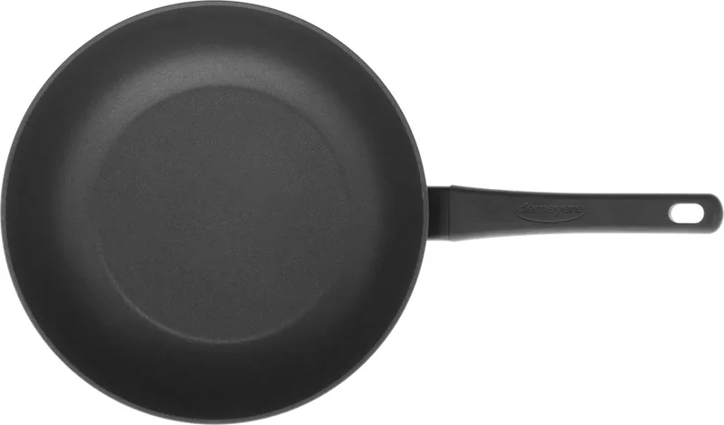 Alu Classico 3 wokpan - Inductie – Duraslide antikleeflaag - 28 cm von Demeyere in Schwarz – Produktfoto