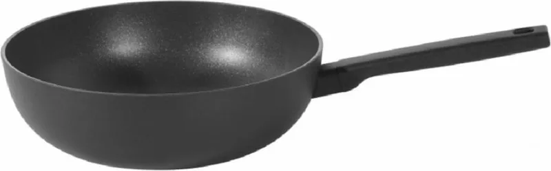 Alu Comfort 3 wokpan – Wokpan inductie – Duraslide PTFE antikleeflaag - 28 cm von Demeyere in Schwarz – Produktfoto