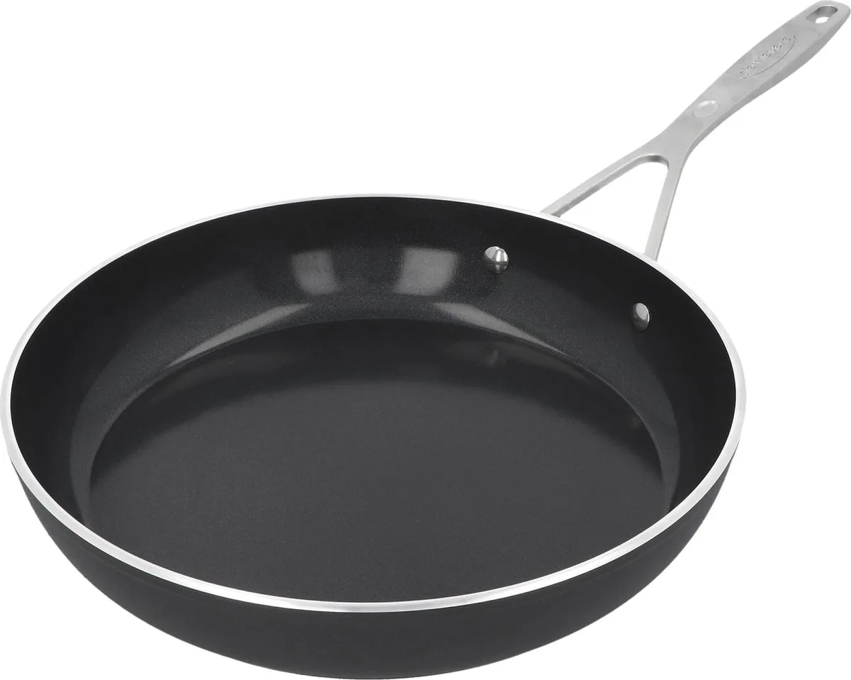 Alu Industry 3 Ceraforce Koekenpan - 24cm - PFAS Vrij - Inductie fra Demeyere i Sort – produktbillede