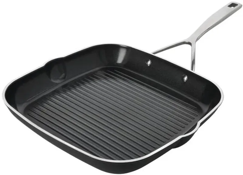Alu Pro 5 Ceraforce Grillpan 28 cm by Demeyere in Black, Silver – product photo