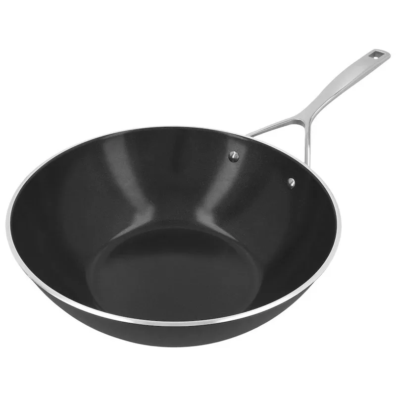 Alu Pro 5 Ceraforce wok - 30 cm by Demeyere in Black – product photo