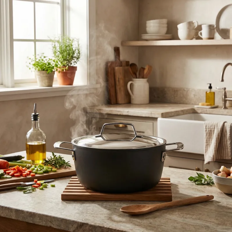 Alu Pro Bratpfanne - mit Deckel - 24 cm by Demeyere – product photo