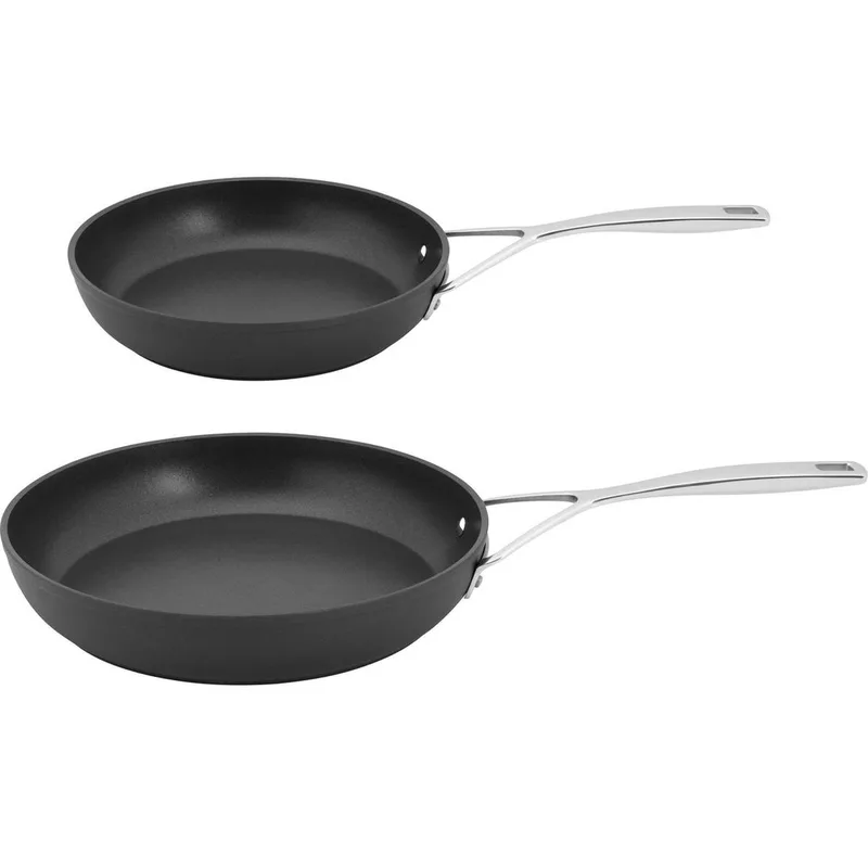 Alu Pro Dura Glide Koekenpan - Ø 24 & Ø 28cm - Titanium de Demeyere en Noir – photo produit