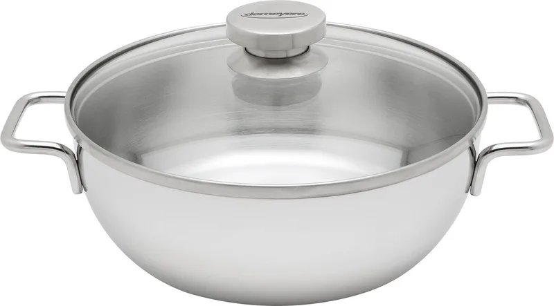 Apollo 7 braadpan met glasdeksel 24cm - Glasdeksel by Demeyere in Silver – product photo