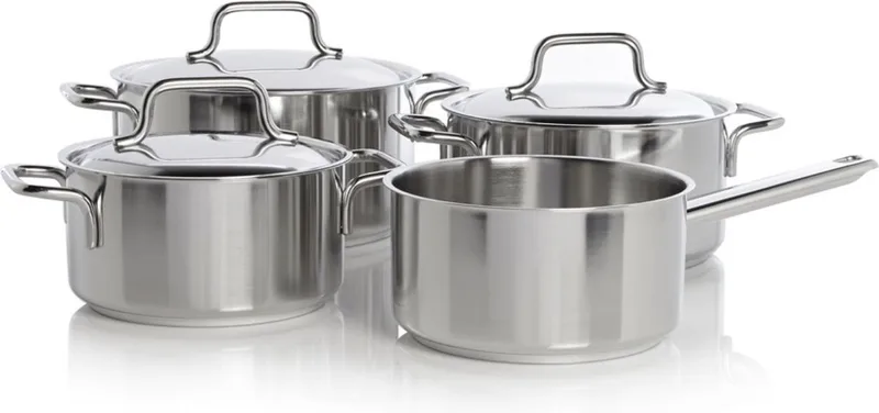 Apollo Pannenset 4 delig von Demeyere in Silber – Produktfoto