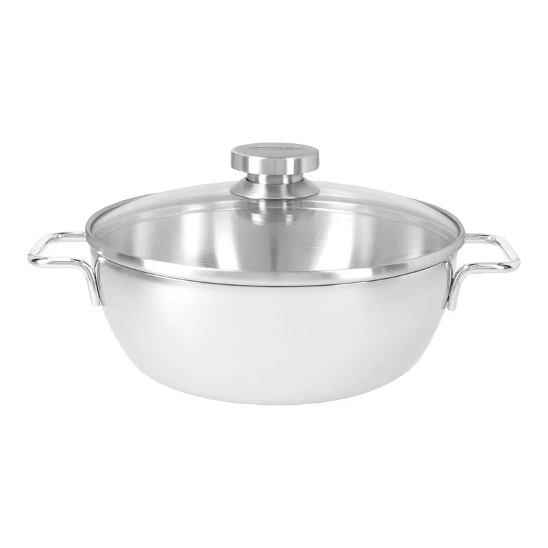 Apollo Sauteerpan - Met glazen deksel - 28 cm von Demeyere in Silber – Produktfoto