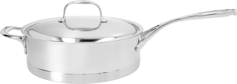 Atlantis Lage sauteuse - Met deksel - Ø 28 cm de Demeyere en Inox – photo produit