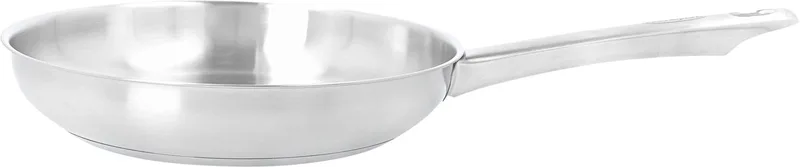 Bistro 3 RVS Koekenpan – 24 cm Bakpan Uit Roestvrij Staal – Braadpan Geschikt Voor Alle Warmtebronnen Inclusief Inductie – Duurzaam – Volledig PFAS – PFOA – en PTFE Vrij by Demeyere in Silver – product photo