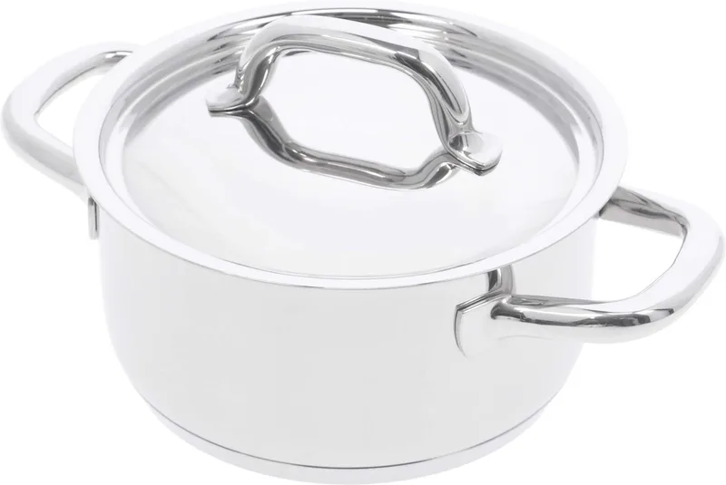 Classico 3 kookpan – Met deksel – Inductie – RVS – 16 cm – 1,5L de Demeyere en Argent – photo produit
