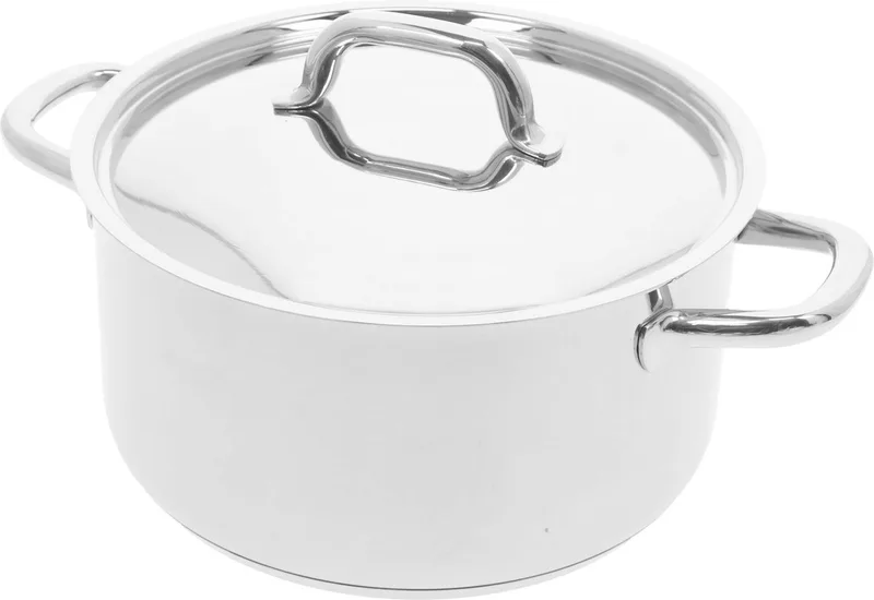 Classico 3 kookpan – Met deksel – Inductie – RVS – 24 cm – 5L by Demeyere in Inox – product photo