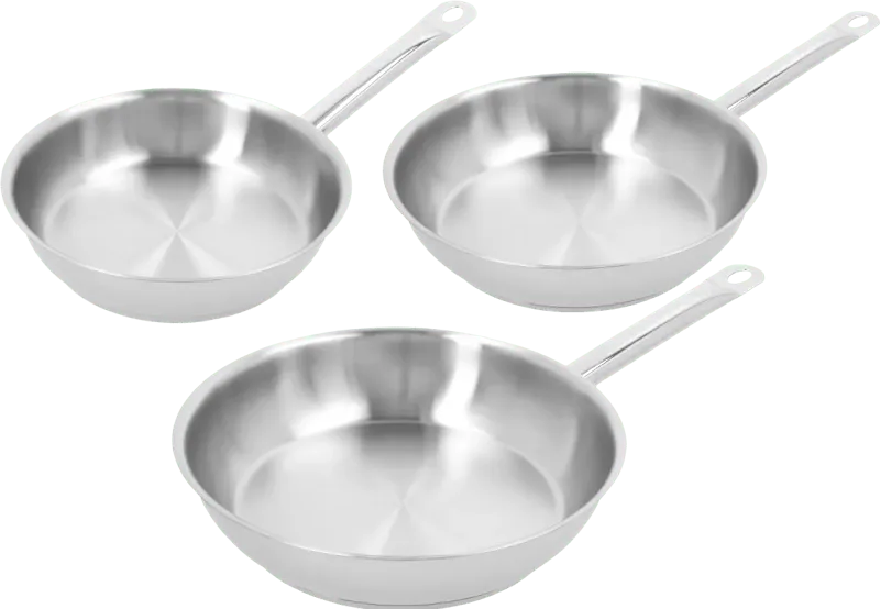 Cosi 3 RVS Koekenpannenset 24 + 28 + 32 cm van Demeyere – productfoto