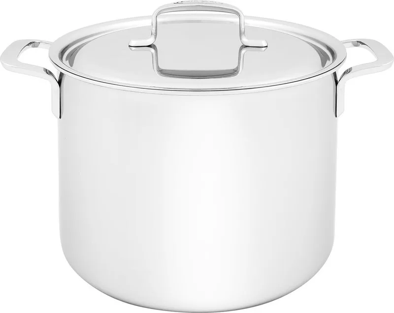 Demeyere 5-Plus RVS Soeppan Met Deksel 24 cm - Roestvrijstalen Soeppot 7,5 L - Geschikt Voor Alle Warmtebronnen Inclusief Inductie - Duurzaam - Volledig PFAS- - PFOA- en PTFE-vrij de Demeyere en Argent – photo produit