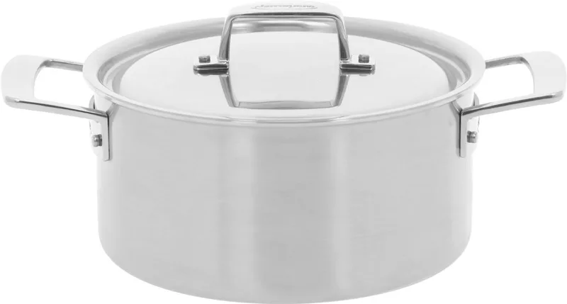 Essential 5 Kookpan 22 cm/4 L – RVS kookpot – Geschikt Voor Alle Warmtebronnen Inclusief Inductie & Oven von Demeyere in Silber – Produktfoto