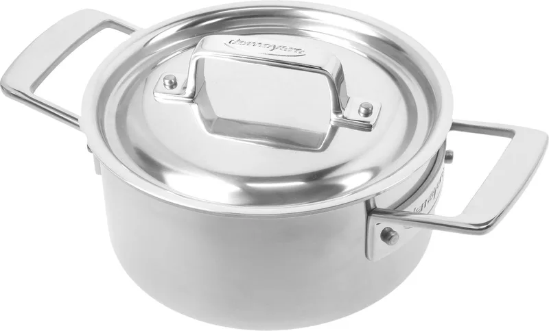 Essential 5 Kookpan – Inductie – 16 cm – 1,5L Inhoud - Deksel Inbegrepen by Demeyere in Silver – product photo