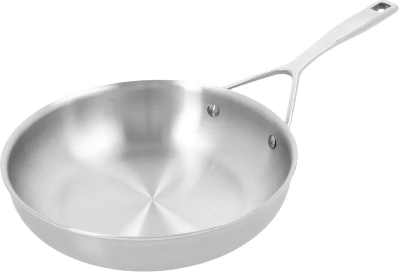 Essential 5 RVS Koekenpan – Koekenpan Inductie - 24 cm – PTFE-vrij de Demeyere en Argent – photo produit