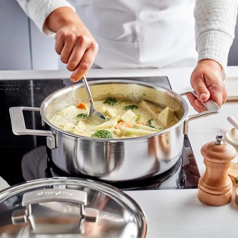Industry 5 hapjespan / braadpan 24cm by Demeyere in Silver – product photo