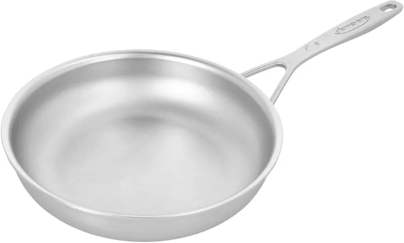 Industry 5 Koekenpan met NanoTouch - 20cm - 5-laags RVS - Inductie by Demeyere in Silver – product photo