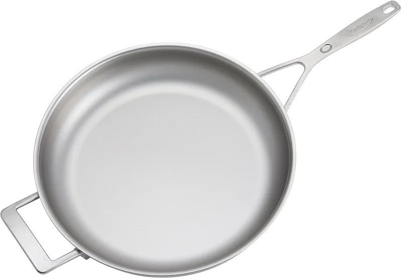 Industry 5 Koekenpan met NanoTouch - 32cm - 5-laags RVS - Inductie by Demeyere in Silver – product photo