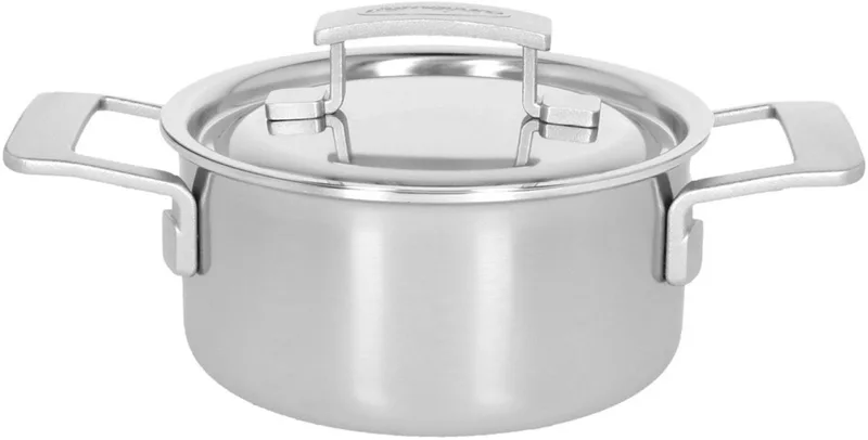 Industry 5 Kookpan met deksel - 16cm / 1,5l - 5-laags RVS - Silvinox by Demeyere in Silver – product photo
