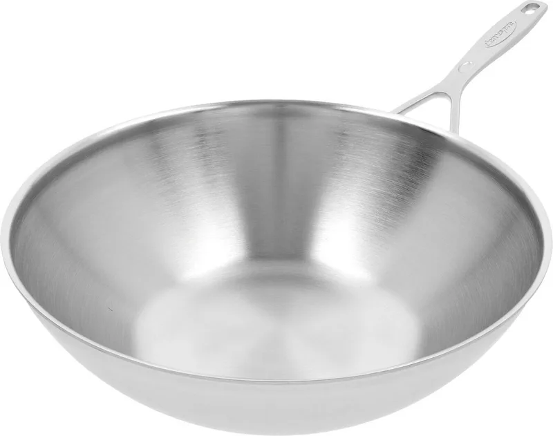 Industry 5 Wok - 30 cm by Demeyere in Roestvrijstaal – product photo