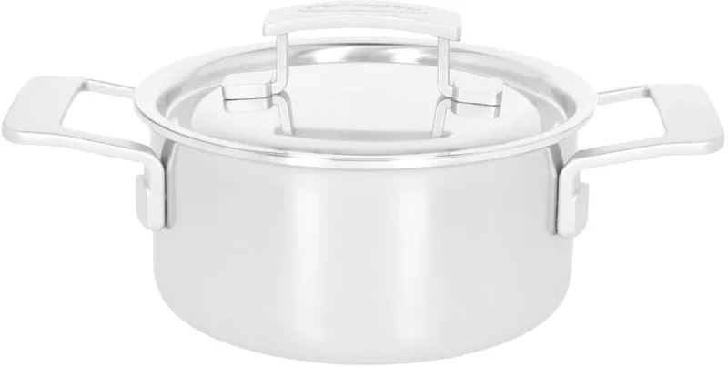 Industry Kookpan - met Deksel - Ø16 cm von Demeyere in Silber – Produktfoto