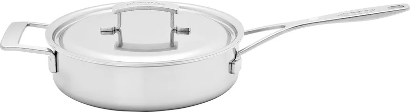 Industry Sauteerpan - met Deksel - RVS - Ø24 cm by Demeyere in Inox – product photo
