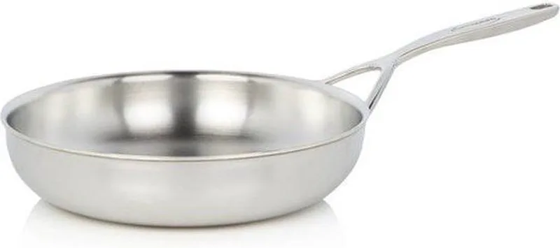Multiline 7 Koekenpan - 28 cm -met glazen deksel by Demeyere in Silver – product photo