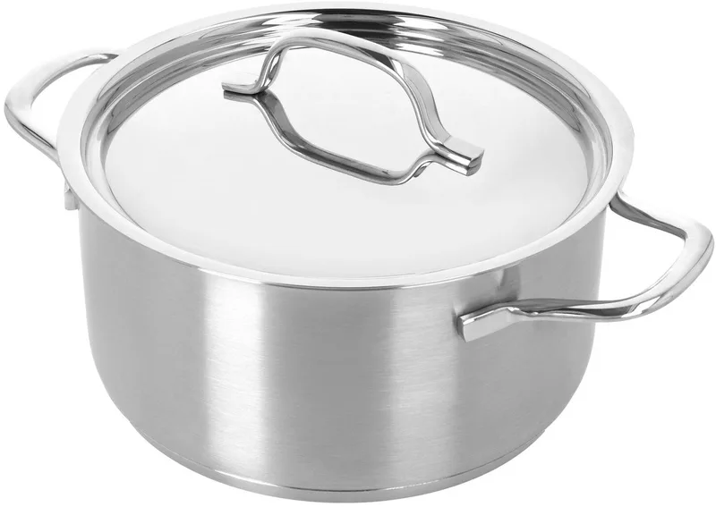 Resto 3 Kookpan - Kookpot met Deksel - Ø 20cm - 3L by Demeyere in Silver – product photo