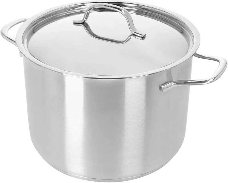 Resto 3 Kookpan - Kookpot met Deksel - Ø 24cm - 6L von Demeyere in Silber – Produktfoto