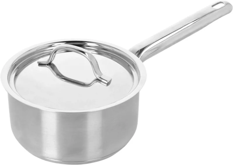Steelpan Demeyere Resto 3 Met Deksel 16 cm de Demeyere en Argent – photo produit