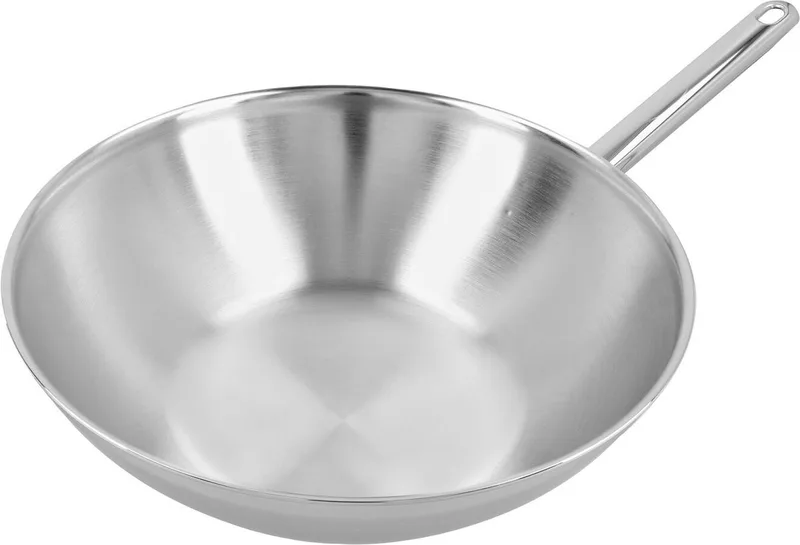 Wok - Ø 30 cm - Vlakke bodem by Demeyere in Inox – product photo