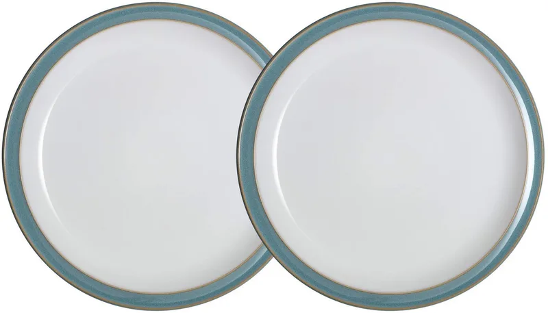 Azure Blue, aardewerk, azuurblauw, 2 borden by Denby in Azurblauw – product photo