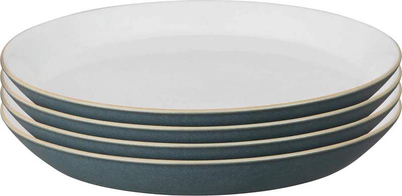 Charcoal Bord Medium set van 4 ø 21.5 cm - Bord by Denby in Impression – product photo