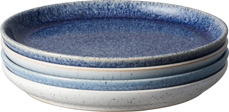 Coupe Bord Klein Set van 4 ø 17 cm - Bord by Denby in Studio Blue – product photo