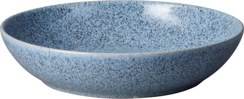 Flint Pastabord ø 22 cm - Bord by Denby in Studio Blue – product photo