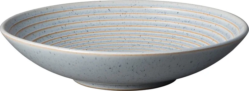 Pebble Geribbelde Kom Medium 1000 ml by Denby in Studio Blue – product photo