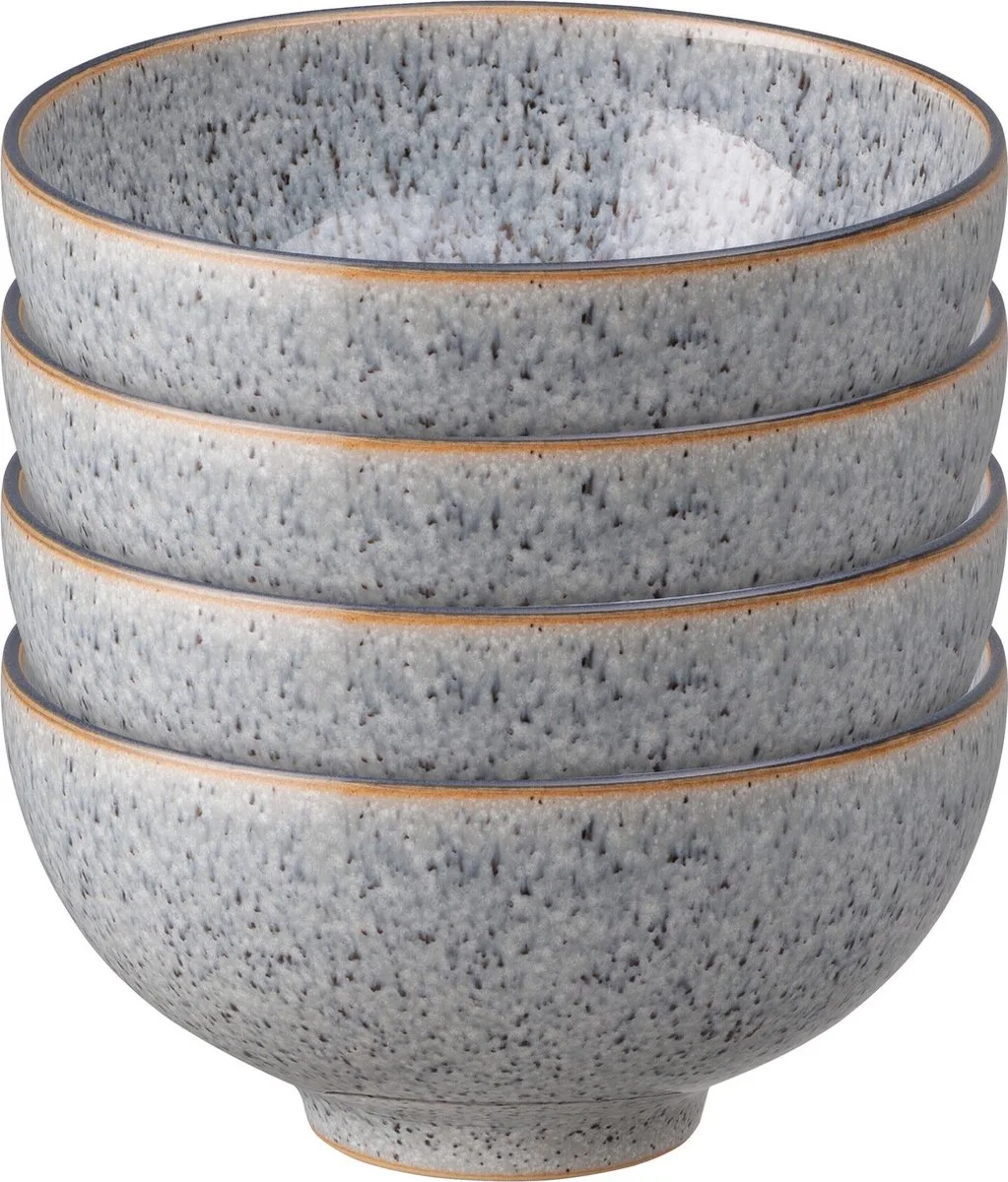 Rijstkom Set van 4 480 ml från Denby i Studio Grey – produktbild