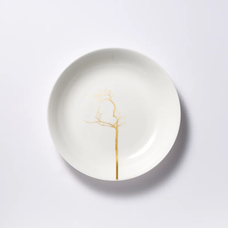 Golden Forest Pure - Diep bord 22,5cm by Dibbern – product photo