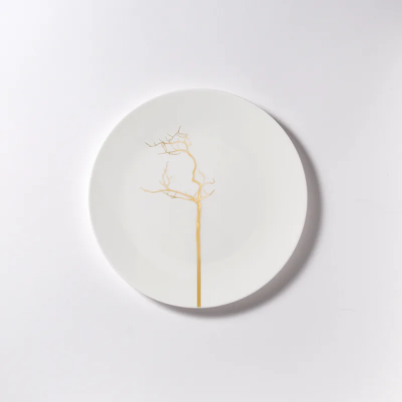 Golden Forest Pure - Ontbijtbord 21cm by Dibbern – product photo