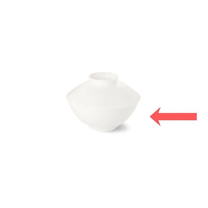 White Asia Line - Soepkom 0,45l 14cm by Dibbern – product photo