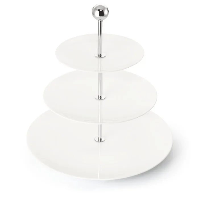 White Pure - Etagere 3laags 16-21-28cm van Dibbern – productfoto